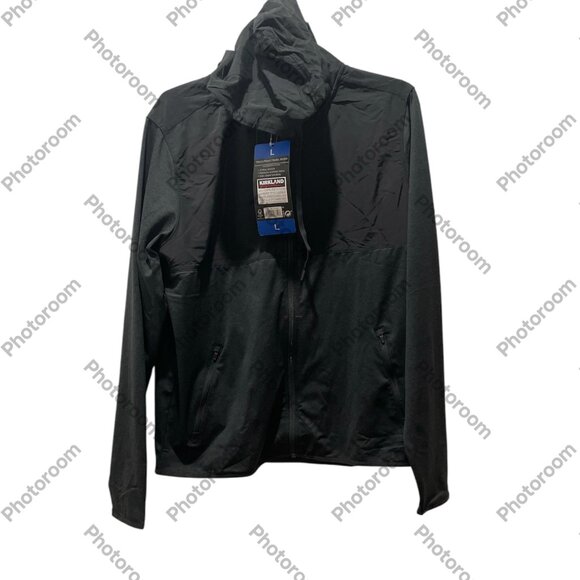 Men's Mixed Media jacket, Kirkland Signature, L/G, Black, NWT - Picture 3 of 6